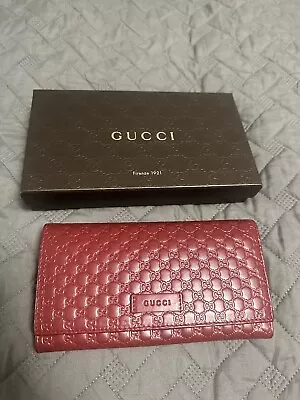 Gucci Microguccissima Leather Continental Wallet • $450