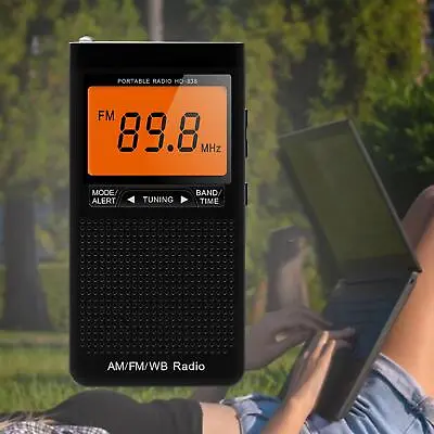 Portable Radio AM FM Small Digital Tuning Mini Stereo Good Reception Personal • $16.50