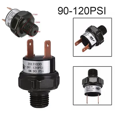 2pc 1/4  NPT End Air Compressor Pressure Tank Control Switch Off Valve 90-120PSI • $24.31