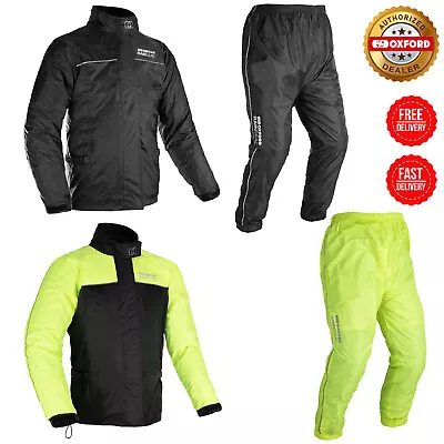 Oxford Rainseal All Weather Motorcycle Bike Over Jacket & Trouser Waterproof New • £50.99