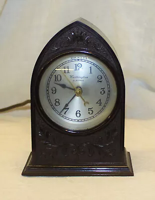 Vintage Washington Electric Clock Non-working Plastic Case • $8