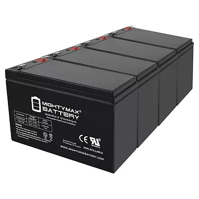 Mighty Max 12V 8Ah Battery Replacement For Razor MX350 MX400 Dirt Bike - 4 Pack • $74.99