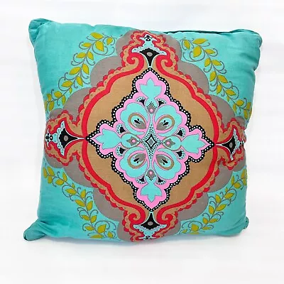 Max Studio Home Moroccan Bohemian Throw Pillow Multicolor Square 18 X 18  • $12.99
