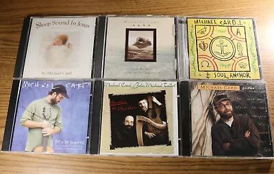 MICHAEL CARD CD Lot Of 6 - Lullabies The Word Brother Poiema Soul Anchor Hits • $24.96