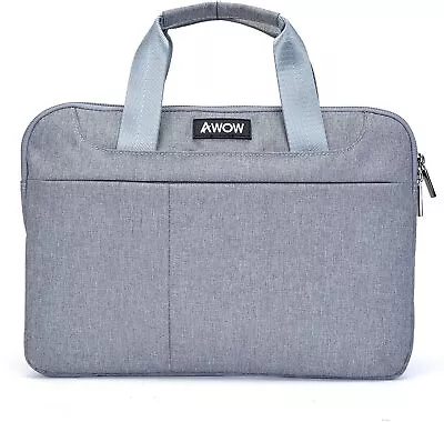 11 Inch Laptop Sleeve Bag With Handle Computer Tablet Portable Cover Case Grey • $10.99