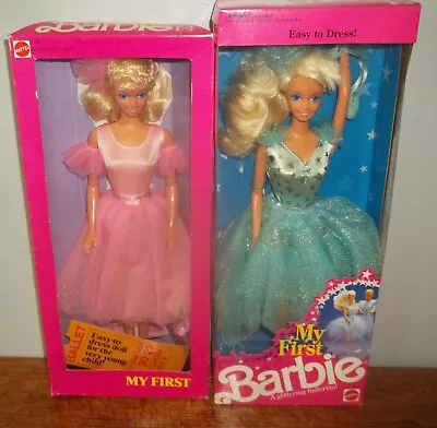 Lot 2 MIB Vintage Ballerina My First Barbies 1986 Glittering + 1991 Read Desc • $49.99