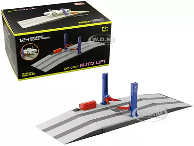 Battery Operated Two Post Auto Lift For 1/24 Scale Model Cars 9908 • $24.99