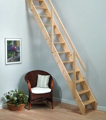 £200 • Buy Madrid Wooden Space Saver Staircase Kit (Loft Stair / Ladder)
