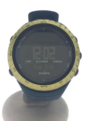 SUUNTO Core Black Navy Men's Outdoor Sports Watch Rubber Band Quarts Digital • $89.89