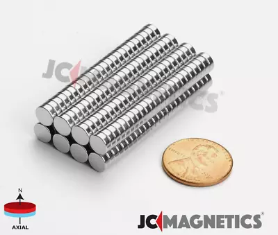 120 6x2mm Mini Small Circular Magnets 6mm X 2mm Fridge N35 Neodymium Magnets • $12.89