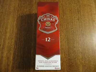 Empty Bottle ** Chivas Regal Blended Scotch Whisky - 12 Years ** 700ml • $29.99