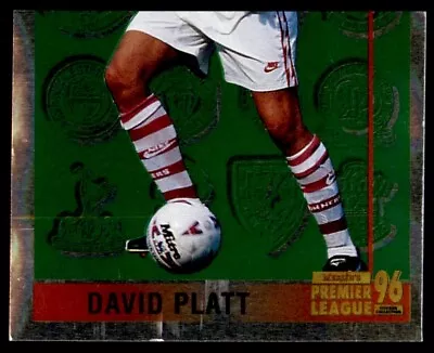 Merlin Premier League 96 - David Platt (Leading Player 2/2) Arsenal No. 322 • £2.99