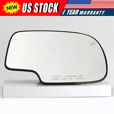 For 1999-2007 Chevy GMC Sierra Power Heated Passenger Right Side Mirror Glass • $19.58