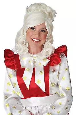 California Costume Mrs. Claus Wig Adult Women Halloween Accessory 7020/112 • $14.50