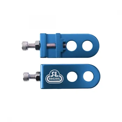 $18.99 • Buy SE Bikes Alloy Adjustable Chain Tensioner 2.0 Blue For 3/8  Axle