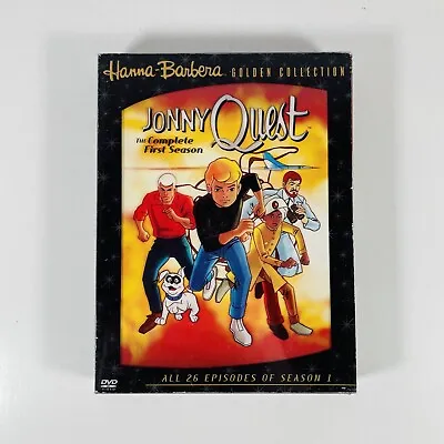Jonny Quest: The Complete First Season 1 (DVD 2004 4-Disc Set) Hanna Barbera • $10.99