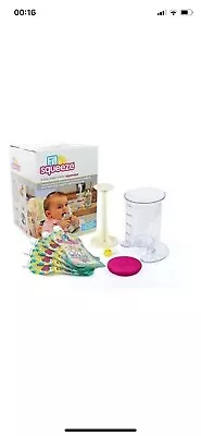 Fill N Squeeze Starter Pack  Baby Feeding Weaning System Plus 20 Extra Pouches • £29.99