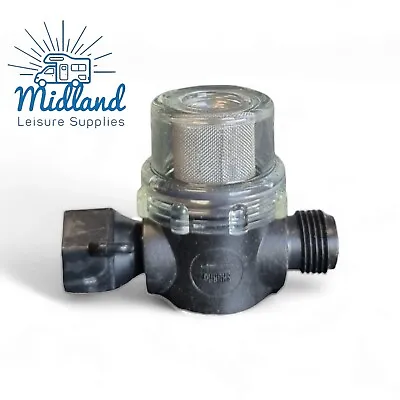 GENUINE SHURFLO FILTER INLINE WATER FILTER 1/2  BSP WING NUT 255-215 John Guest • £11.49