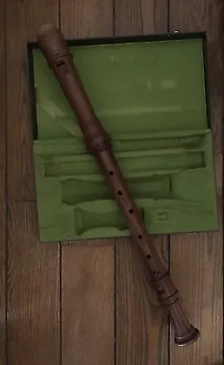Moeck Rottenburg 349 Rosewood Baroque Tenor Recorder Double Holes Kid Free House • $575