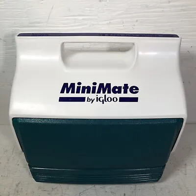 Vintage Cooler Mini Mate By Igloo 1990’s Made In USA Retro Purple Teal MiniMate • $14.99