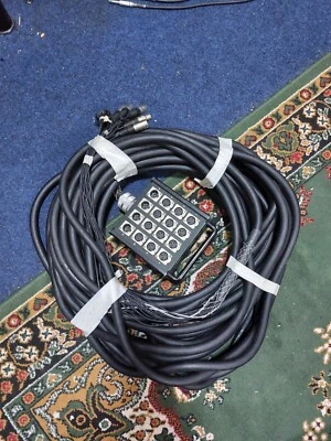 £100 • Buy StageLine 25m Multicore Stage Snake Box - 12 Send X 4 Return 