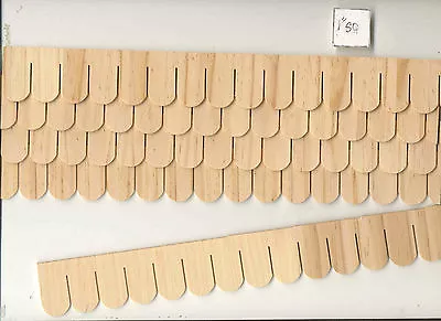 $12.99 • Buy SHINGLE STRIPS FISHSCALE 7405  1/12 Scale Dollhouse Roofing Wood Houseworks 12pc