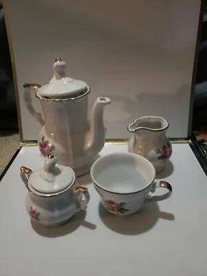 Beautiful Vintage Kahla German Made Porcelain China Tea Pot Brew W/ Sugar Bowl • $60