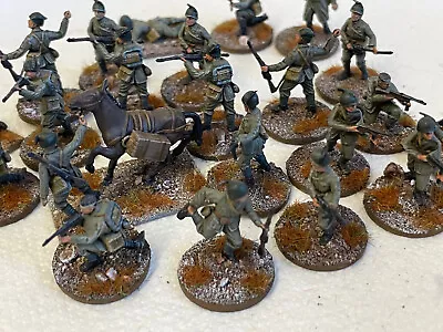 X22 WWII Italian Mountain Troops  - Esci - Painted 1/72 • £24.99