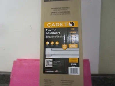 Cadet 48  Electric Baseboard Heater 4F1000W 1000 Watt 240 Volt 3415 BTUS - White • $59.95