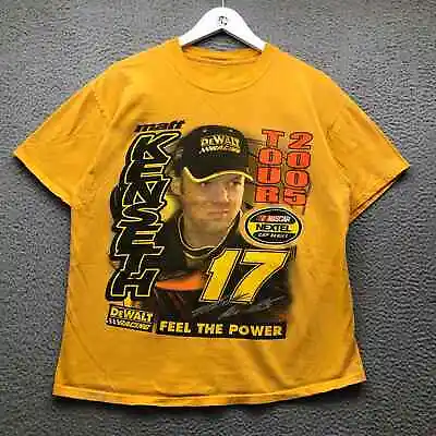 Vintage Nascar Nextel Cup Series Matt Kenseth #17 Tour 2005 T-Shirt Men's Large • $19.99