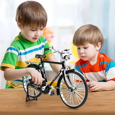 £9.12 • Buy Retro Classic Bike Model Ornament Miniature Collection Decorative Die-cast Toy