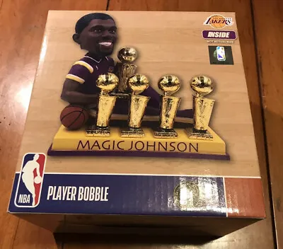 Magic Johnson L.A Lakers 5x NBA Champions ~“UNNUMBERED”~ Limited Bobblehead • $299.99