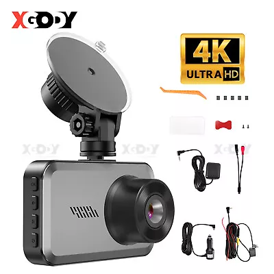 $93.79 • Buy XGODY Dash Cam Front And Rear WiFi GPS Car Dashboard Camera Recorder 3  G-Sensor