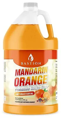 Mandarin Orange Foaming Hand Soap - Hand Wash Refill 1 Gallon (128 Oz.) Bastion • $29.95