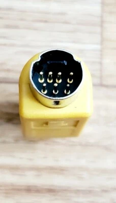 7 Pin S-video Mini Din Male To RCA Female Adapter For HDTV Dvd Laptop • £4.99