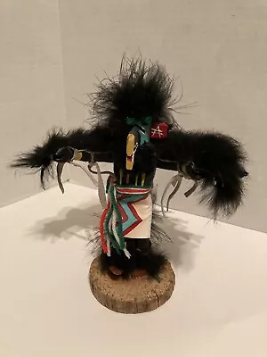 Navajo Ogre Disciplinarian Kachina Doll Signed Bertha Vazzie Crow • $23