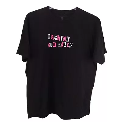 Machine Gun Kelly MGK Black Pink 2 Sided I Love Ex's Best Friend Tshirt XL • $22