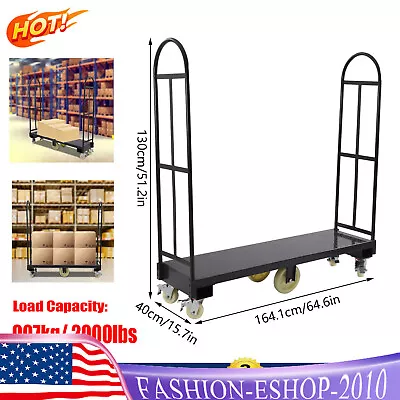 Heavy Duty 16  X 65 Steel Dolly U-Boat Utility Material Cart Platform Hand Truck • $230