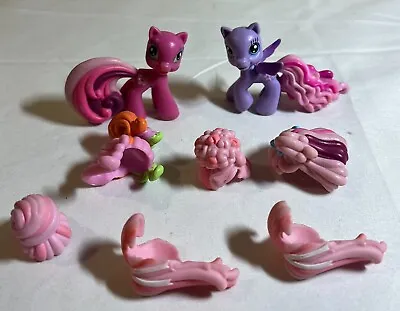 My Little Pony - Ponyville 2  Figures - 2 Ponies With Changeable Hair • $4.99