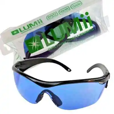 £7.90 • Buy Lumii Blue Grow Room Glasses HPS Anti Glare Eye Protection And Spectrum Change