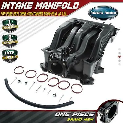 $144.99 • Buy Upper Plastic Intake Manifold For Ford Explorer Mountaineer 2004-2010 V6 4.0L