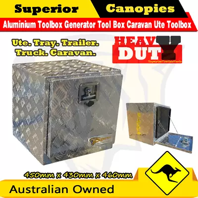 $2200 • Buy 450 X 430 X 460 Aluminium Toolbox Generator Tool Box Caravan Ute Toolbox