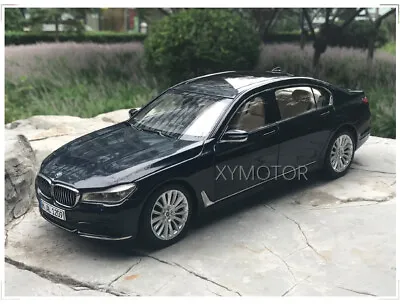 $96.25 • Buy 1/18 BMW All New 7 Series 750 Li 2017 Diecast Car Model Gifts Dark Blue