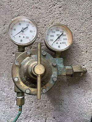 Meco Modern Engineering Type-p Gas Regulator & Smith Compressed Gas Refulator —- • $110