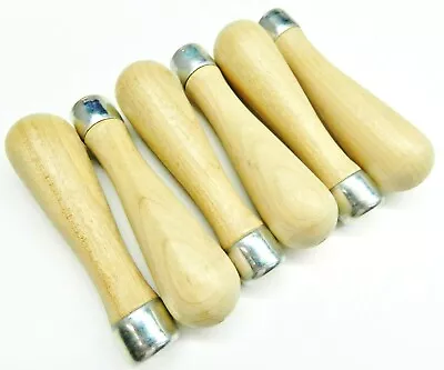$26.79 • Buy Lutz Skroo-Zon File Handles Wood # 5 For 8  Files 6 Pieces Self Threading USA 
