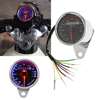 Motorcycle Backlit Speedometer Gauge For Kawasaki Vulcan 700 750 800 900 2000 • $23.99