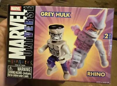 Marvel Minimates Series 7 Grey Hulk & Rhino • $15