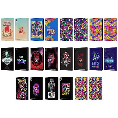 OFFICIAL TROLLS WORLD TOUR ASSORTED LEATHER BOOK WALLET CASE FOR APPLE IPAD • $32.95