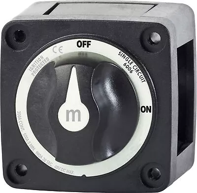 New Black 6006200 Marine Boat M-Series 300A Amp Mini Battery Switch ON/OFF  • $21.51