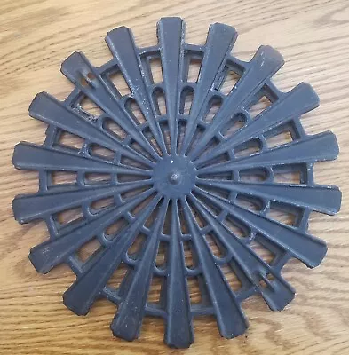 Antique Cast Iron Stove Vent Heater Cover 6 Floor Grate Delicate • $95